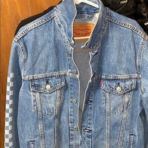Levi Denim Checkered Jacket